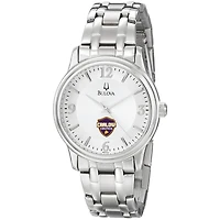 Men's Bulova  Silver Carlow University Celtics Stainless Steel Quartz Watch