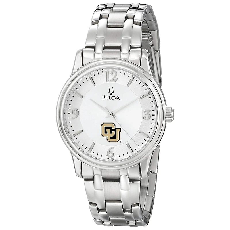 Men's Bulova Silver Colorado Anschutz Medical Campus Stainless Steel Quartz Watch