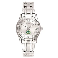 Women's Bulova  Silver McDaniel Green Terror Silver-Tone Dial Stainless Steel Quartz Watch