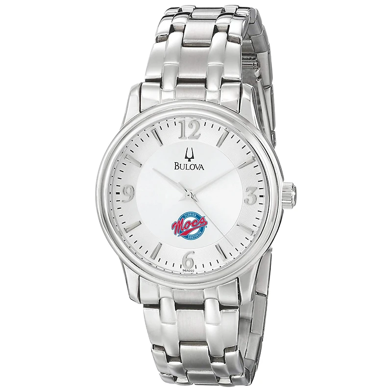Men's Bulova  Silver Florida Southern Mocs Stainless Steel Quartz Watch