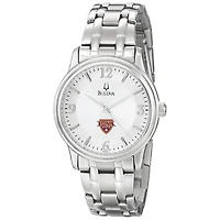 Men's Bulova  Silver Iona University Gaels Stainless Steel Quartz Watch