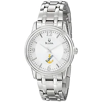 Men's Bulova  Silver Lake Superior State Lakers Stainless Steel Quartz Watch