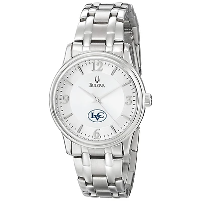 Men's Bulova  Silver Lebanon Valley College Stainless Steel Quartz Watch