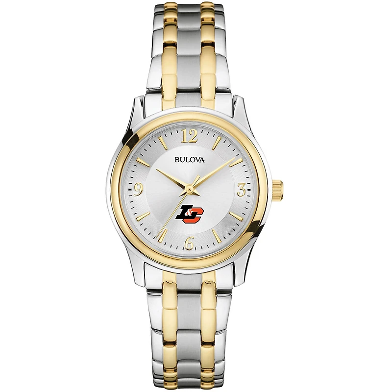 Women's Bulova Silver/Gold Lewis & Clark College Pioneers Two-Tone Stainless Steel Watch
