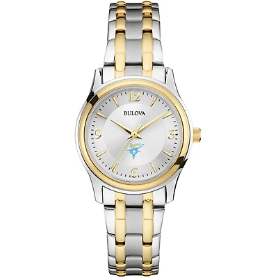 Women's Bulova Silver/Gold LIU Sharks Two-Tone Stainless Steel Watch