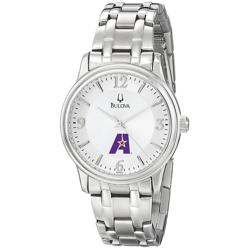 Men's Bulova Silver LSUA Generals Stainless Steel Quartz Watch