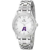 Men's Bulova  Silver LSUA Generals Stainless Steel Quartz Watch