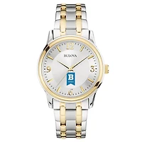 Men's Bulova  Silver/Gold University of Baltimore Two-Tone Stainless Steel Watch