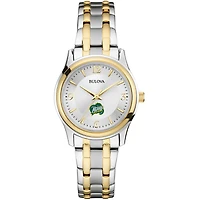 Women's Bulova  Silver/Gold McDaniel Green Terror Two-Tone Stainless Steel Watch