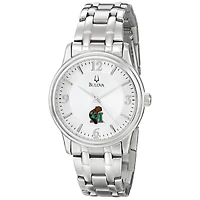 Men's Bulova  Silver Minot State Beavers Stainless Steel Quartz Watch