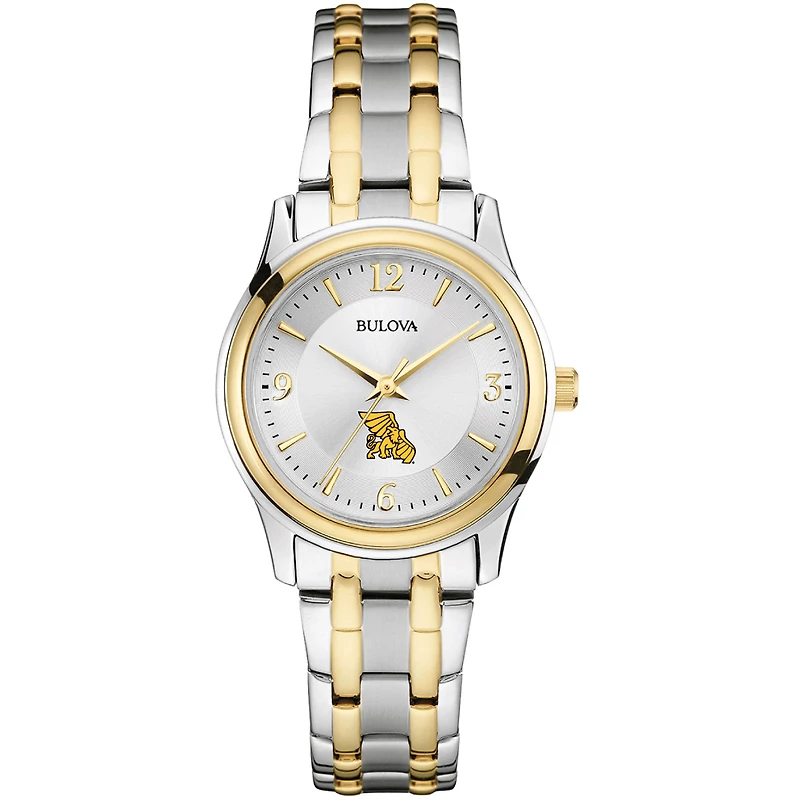 Women's Bulova Silver/Gold Missouri Western State Griffons Two-Tone Stainless Steel Watch