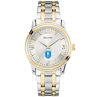 Men's Bulova  Silver/Gold Bentley Falcons Two-Tone Stainless Steel Watch