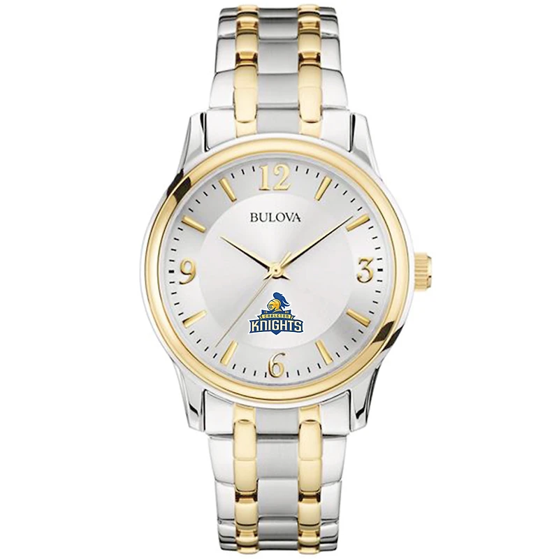 Men's Bulova Silver/Gold Carleton Knights Two-Tone Stainless Steel Watch