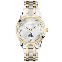 Men's Bulova  Silver/Gold Carleton Knights Two-Tone Stainless Steel Watch