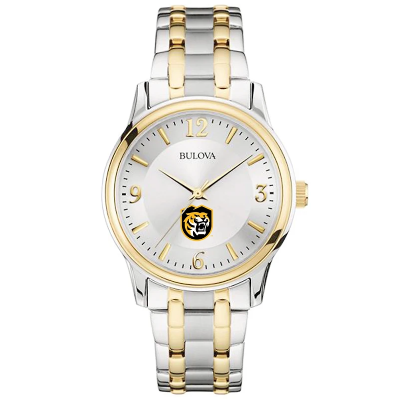 Men's Bulova Silver/Gold Colorado College Tigers Two-Tone Stainless Steel Watch