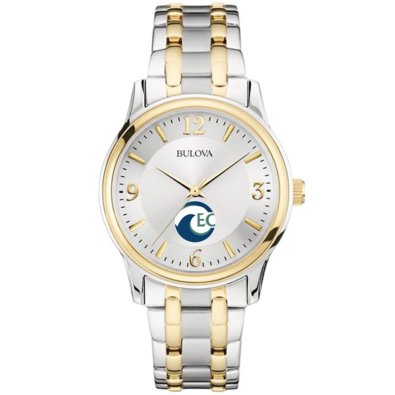 Men's Bulova  Silver/Gold Eckerd Tritons Two-Tone Stainless Steel Watch