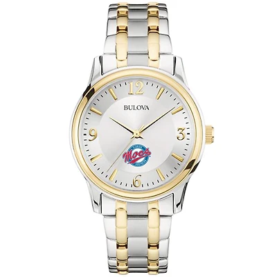 Men's Bulova  Silver/Gold Florida Southern Mocs Two-Tone Stainless Steel Watch