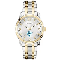 Men's Bulova  Silver/Gold Hawaii Pacific Sharks Two-Tone Stainless Steel Watch