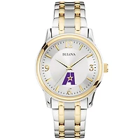 Men's Bulova  Silver/Gold LSUA Generals Two-Tone Stainless Steel Watch