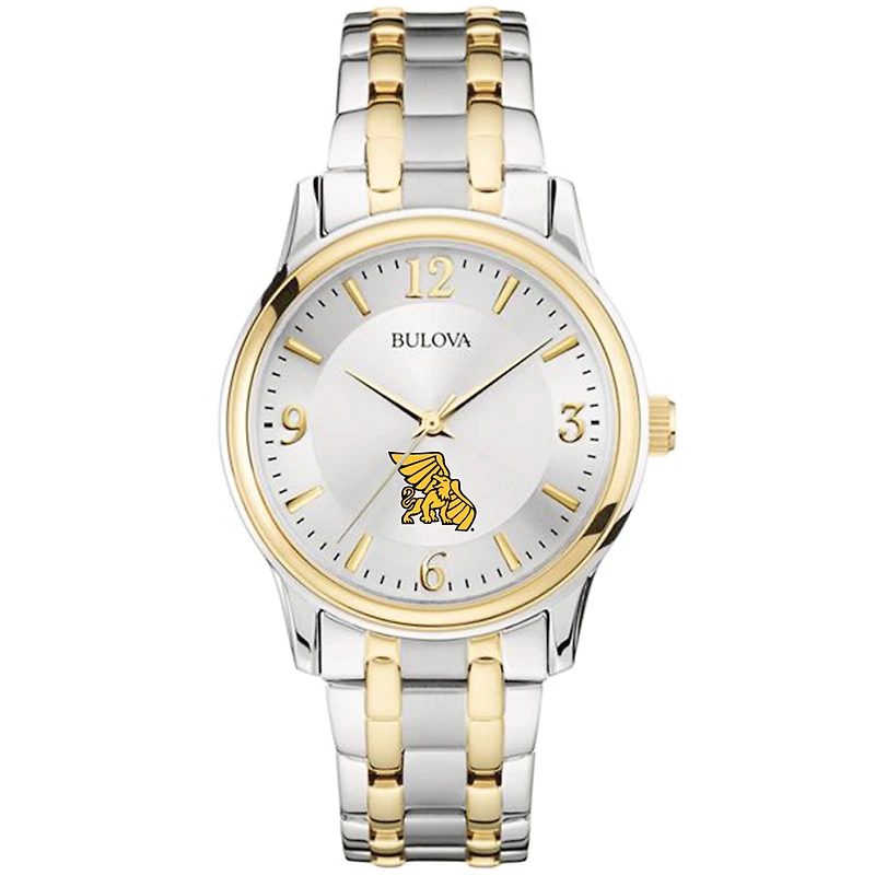 Men's Bulova  Silver/Gold Missouri Western State Griffons Two-Tone Stainless Steel Watch