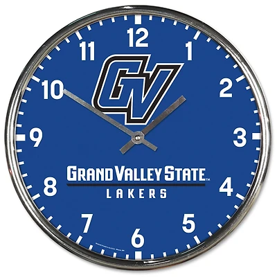 WinCraft Grand Valley State Lakers Chrome Wall Clock
