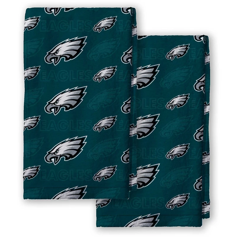 Pegasus Philadelphia Eagles 2-Pack Repeat Logo Dish Towel Set