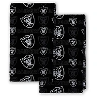 Pegasus Las Vegas Raiders 2-Pack Repeat Logo Dish Towel Set