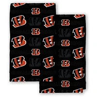 Pegasus Cincinnati Bengals 2-Pack Repeat Logo Dish Towel Set