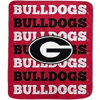 Pegasus Georgia Bulldogs 60'' x 70'' Logo Wordmark Plush Blanket