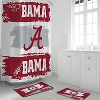 Pegasus Alabama Crimson Tide Shower Curtain & Bath Mat Set