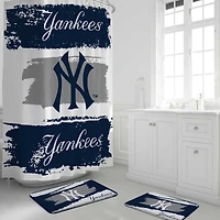 Pegasus New York Yankees Shower Curtain & Bath Mat Set