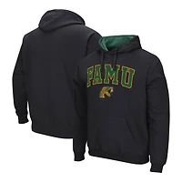 Men's Colosseum Black Florida A&M Rattlers Isle Pullover Hoodie