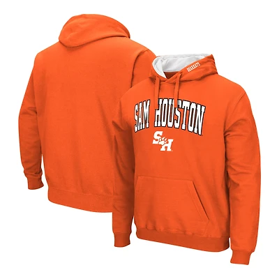 Men's Colosseum Orange Sam Houston State Bearkats Isle Pullover Hoodie