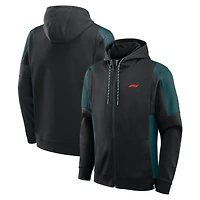 Men's Fanatics Black Formula 1 Classics Full-Zip Hoodie