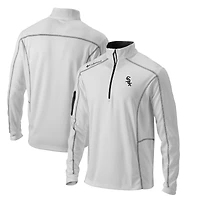 Men's Columbia  White Chicago White Sox Omni-Wick Shotgun Quarter-Zip Pullover Top