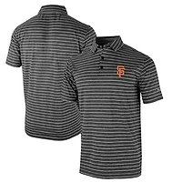 Men's Columbia  Black San Francisco Giants Omni-Wick Post Round Polo