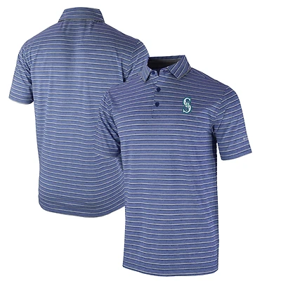 Men's Columbia Navy Seattle Mariners Omni-Wick Post Round Polo