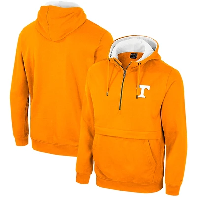 Men's Colosseum Tennessee Orange Tennessee Volunteers Half-Zip Hoodie