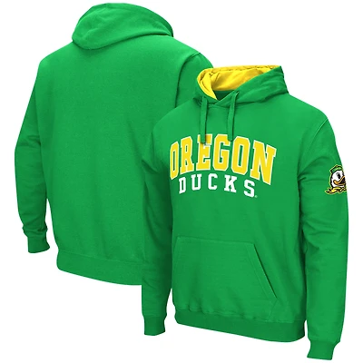 Men's Colosseum Oregon Ducks Double Arch Pullover Hoodie