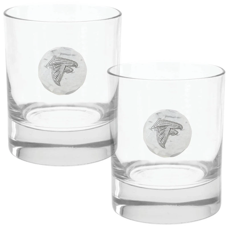 Atlanta Falcons Two-Piece 11oz. Rocks Glass Set