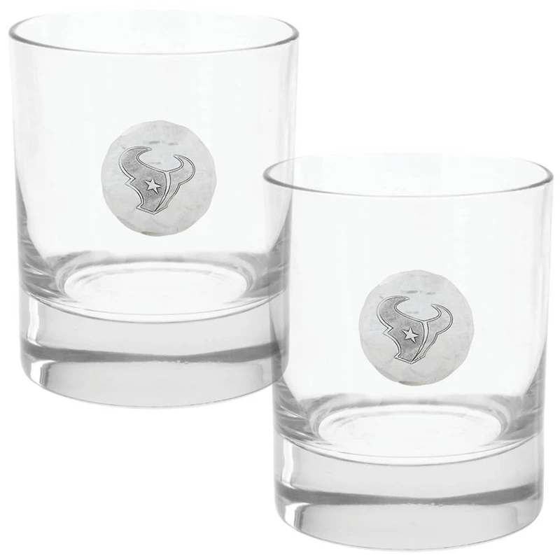 Houston Texans Two-Piece 11oz. Rocks Glass Set