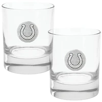 Indianapolis Colts Two-Piece 11oz. Rocks Glass Set