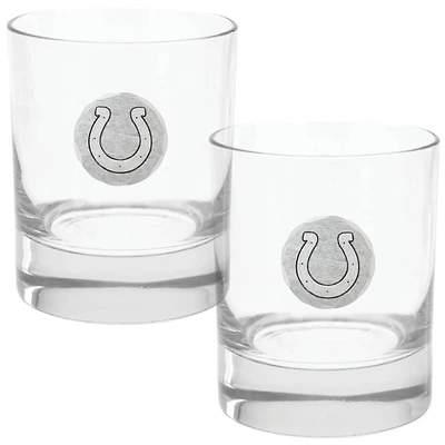 Indianapolis Colts Two-Piece 11oz. Rocks Glass Set