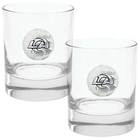 Los Angeles Rams Two-Piece 11oz. Rocks Glass Set