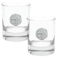 Pittsburgh Steelers Two-Piece 11oz. Rocks Glass Set