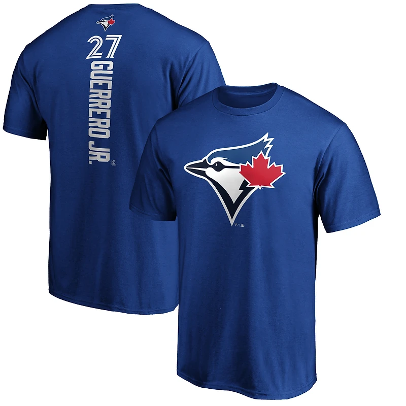 Men's Vladimir Guerrero Jr. Royal Toronto Blue Jays Playmaker Name & Number T-Shirt
