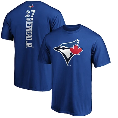Men's Vladimir Guerrero Jr. Royal Toronto Blue Jays Playmaker Name & Number T-Shirt