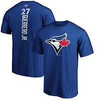 Men's Vladimir Guerrero Jr. Royal Toronto Blue Jays Playmaker Name & Number T-Shirt