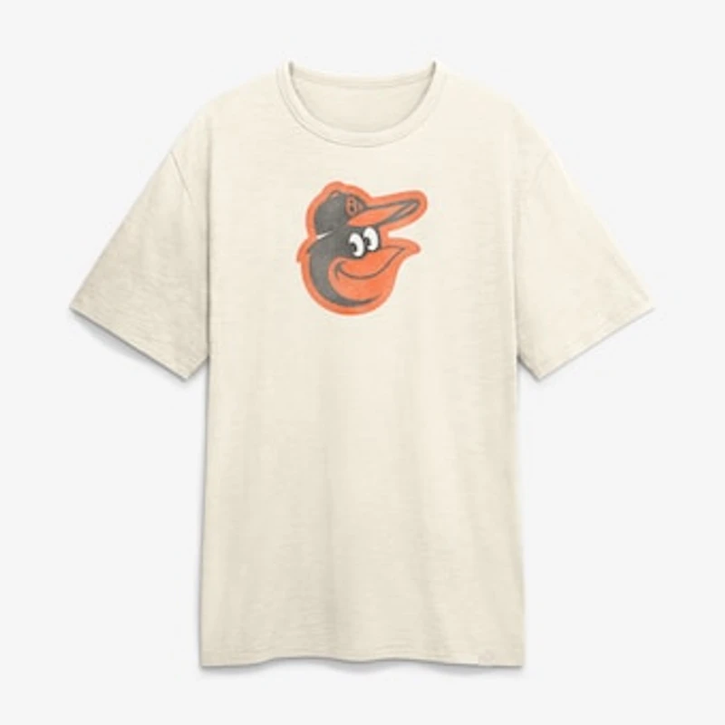 Men's Fanatics Cream Baltimore Orioles Stadium Slub T-Shirt