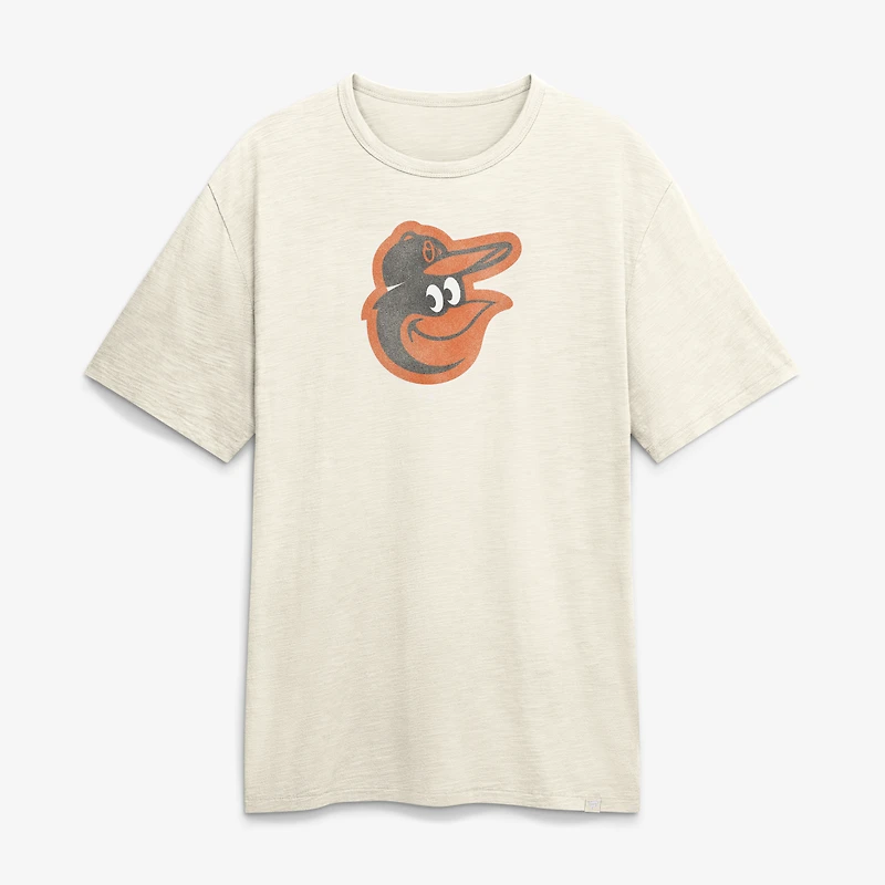 Men's Fanatics Cream Baltimore Orioles Stadium Slub T-Shirt